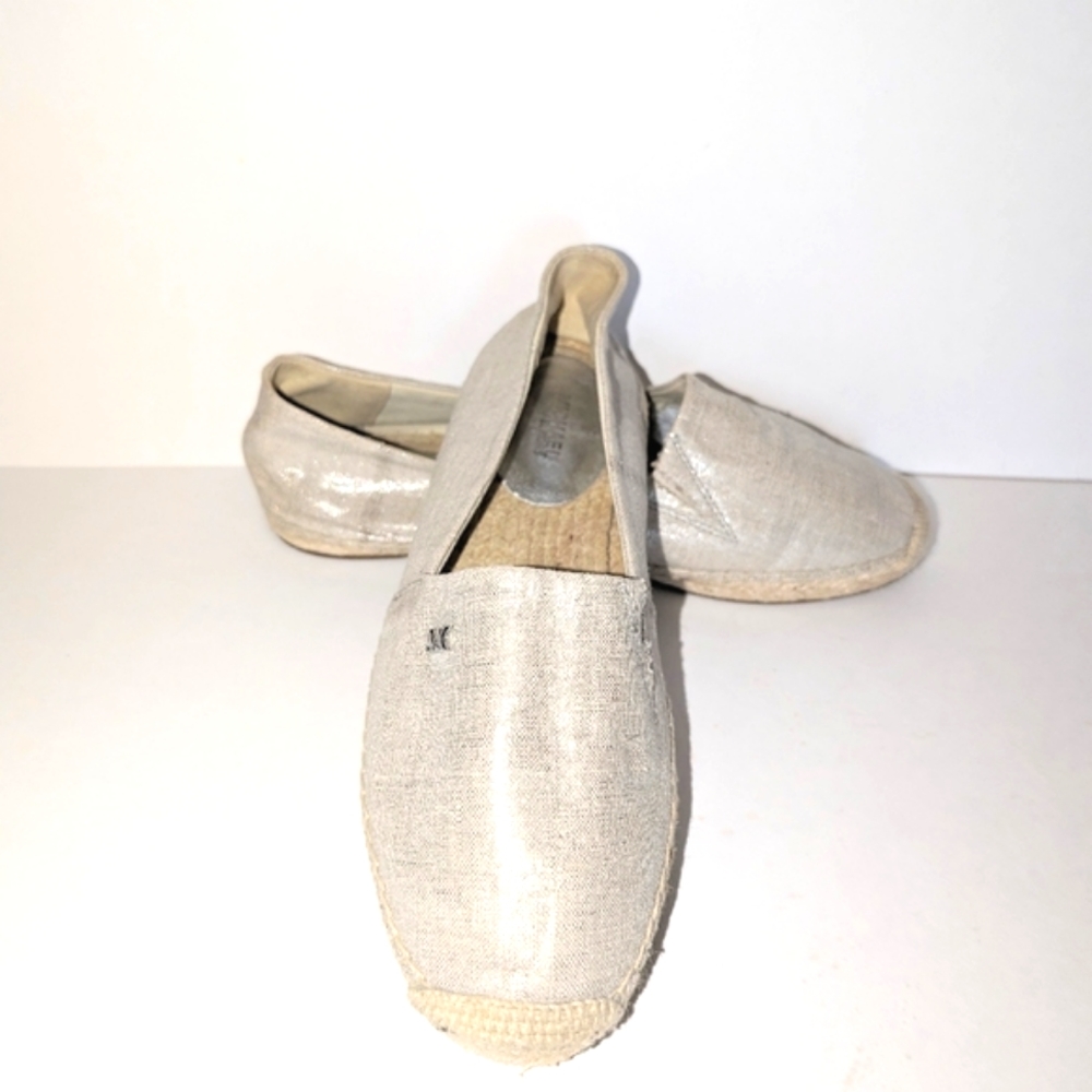 Micheal Kors (Kendrick) Halogen Linen Slip-on Espadrilles Sz 8